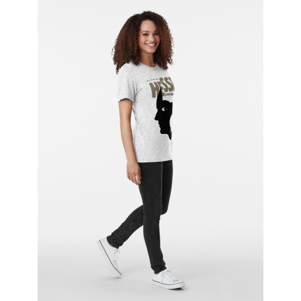 Hermann Hesse Tri-blend T-shirt White Fleck S_Front