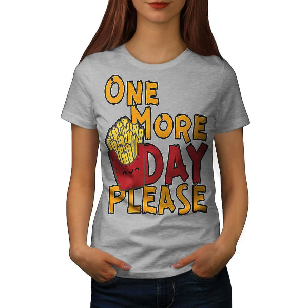 Friday Pun Fry Joke T-shirt för kvinnor 3XL
