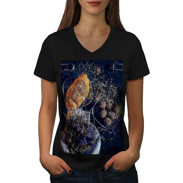 Kök Frukost Mat Kvinnor T-shirt XXL