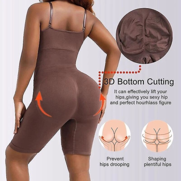 Bantningsbälte Magformare Korrigerande underkläder Waist trainer Kroppsformare Shapewear Butt Lifter Reductive Strip Kvinna,svart M L