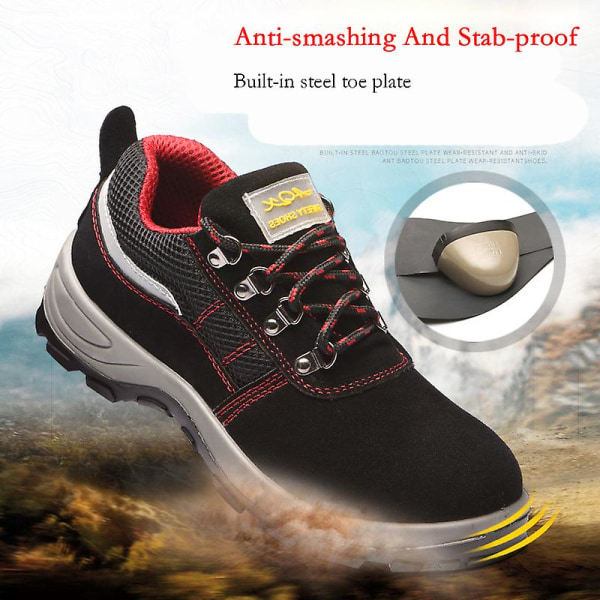 Lätta, punkteringsbeständiga skyddsskor för män Sneakers 3C10 38