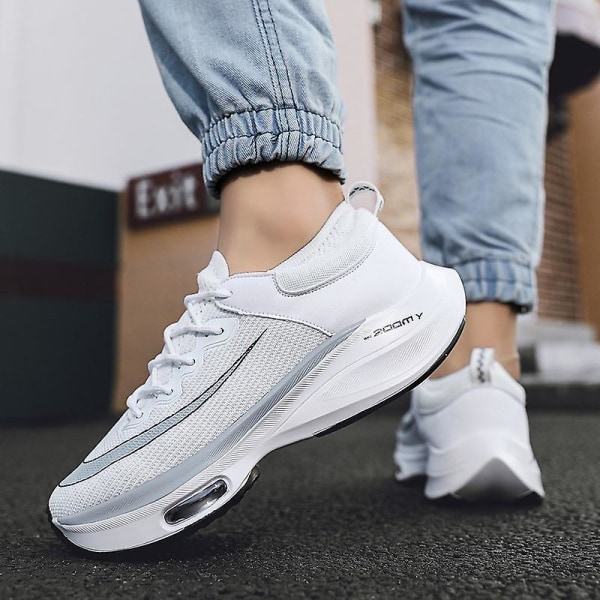 Herr Dam Sneakers Andas löparskor Mode Sportskor Yj2035 White 38