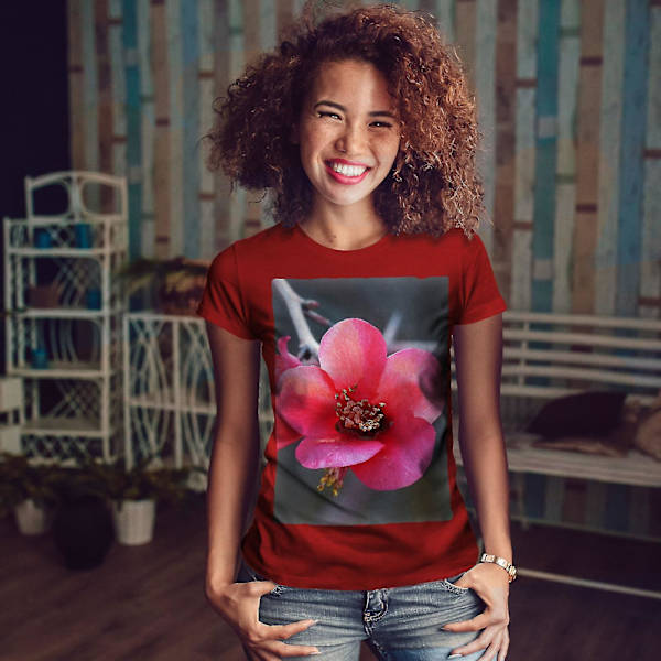Cherry Blossom Art Women T-shirt XL