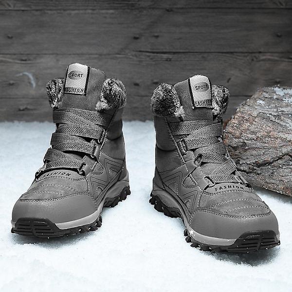 Herr vandringsskor Andas sneakers Halkfria utomhussnöskor 2J2396 Gray 41