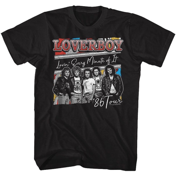 Loverboy Lovin Every Min Tour T-shirt S