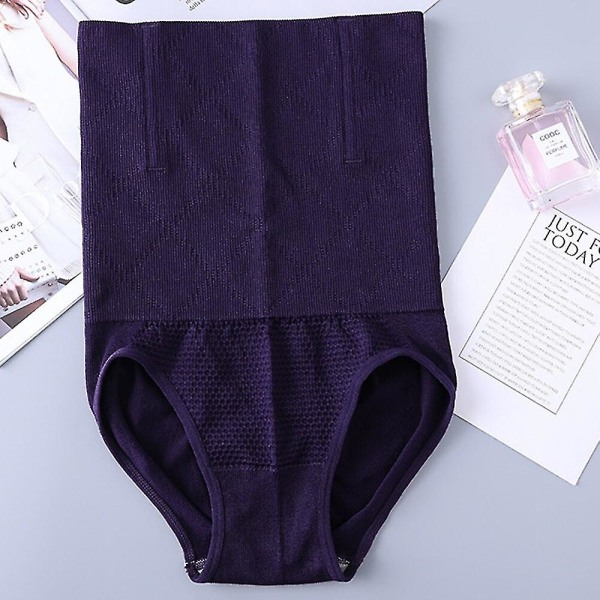 Butt Lifter Body Shaper Gördel Byxa String Underkläder För Kvinnor Waist Trainer Trosor Magkontroll Shapewear, lila M L 50 to 62 kg
