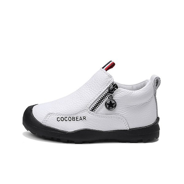 Barnskor Halkfria casual Dämpande Mjuka Pojkar Flickor Sneakers 77202 White 34