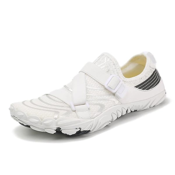 Vattenskor för män Snabbtorkande Sport Aqua Skor 3B1008 White 37