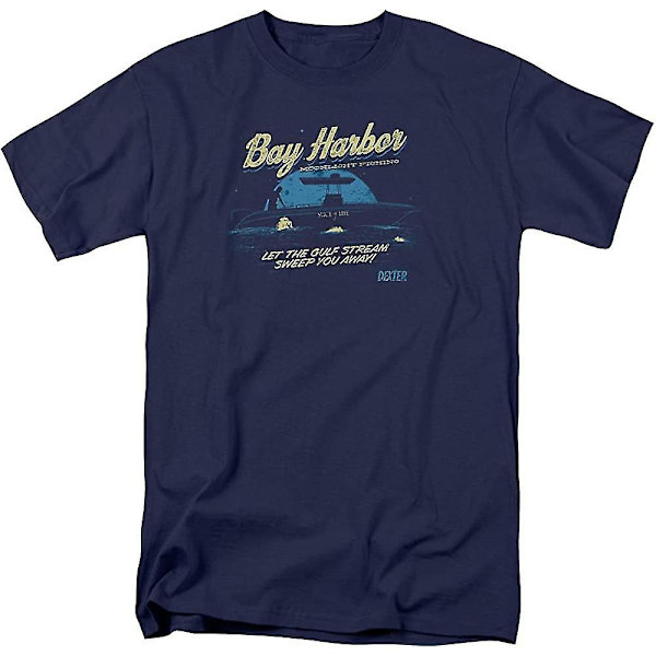 Dexter Moonlight Fishing Kortärmad Herr Marinblå 3x XL