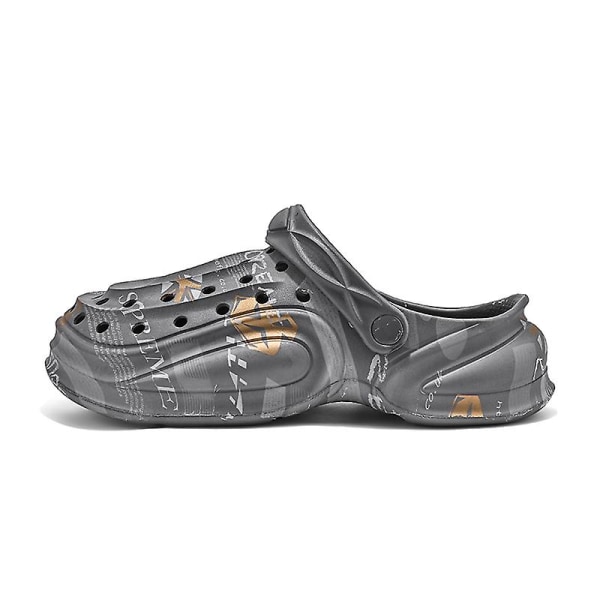 Strandtofflor för män Modesandaler Utomhus Halkfria inomhusskor 3B0820-1 Gray 40