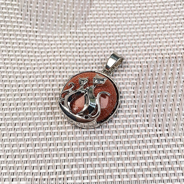 Rainbow Fox Coin Halvädel hängsmycke ädelsten för halsband Anklet Sy Hantverk Smycken Acce