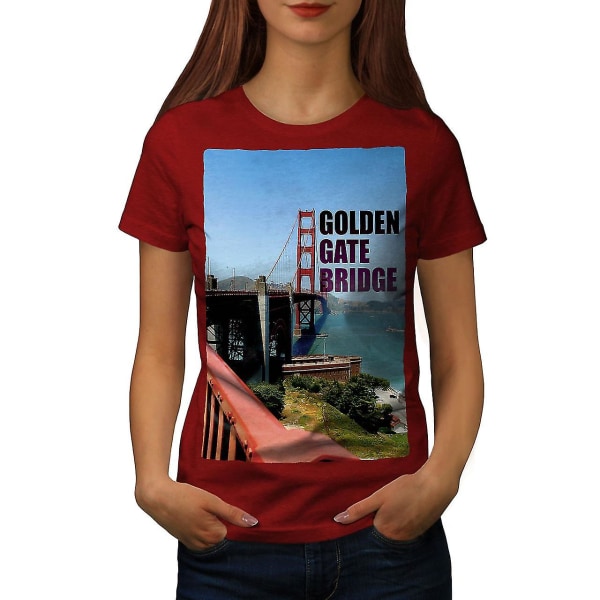 Golden Gate Usa T-shirt för kvinnor S