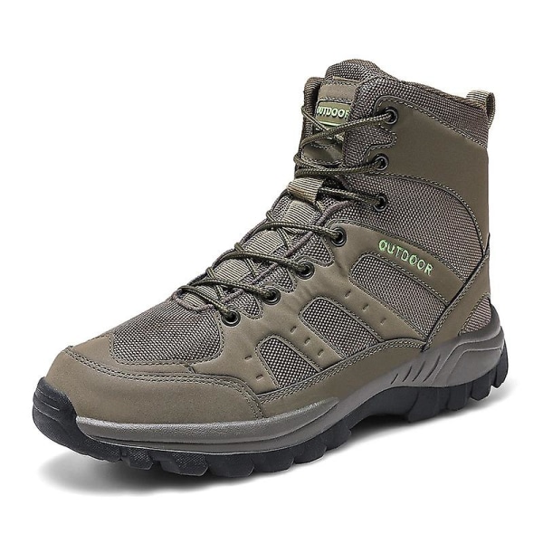 Herr Military Boot Combat Herr Stövlar Tacticalhane Shoes Work Safety Shoes A11 Green 47