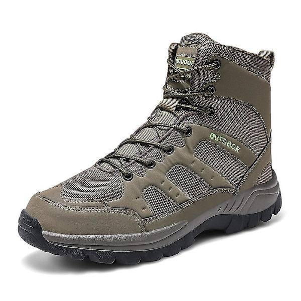 Herr Military Boot Combat Herr Stövlar Tacticalhane Shoes Work Safety Shoes A11 Green 47