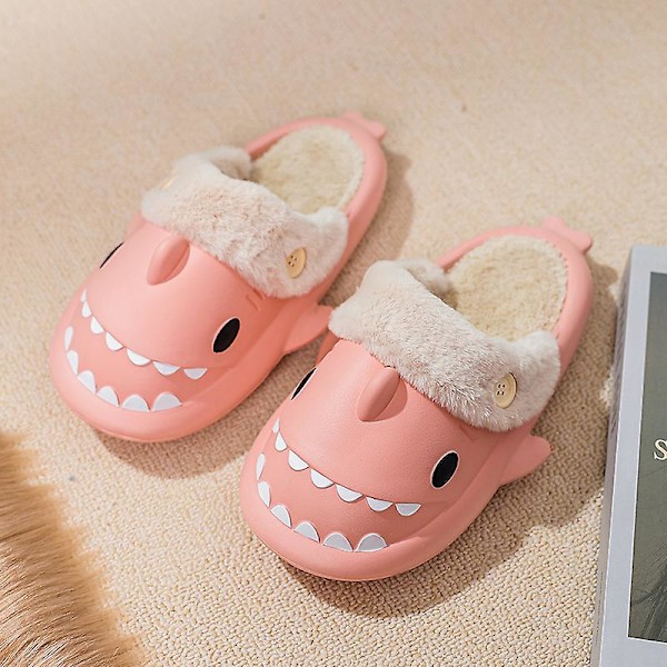 Herr Damtofflor Memory Foam Komfort bomullsblandning Stängd tå House Skor 2K2356 Pink 40-41