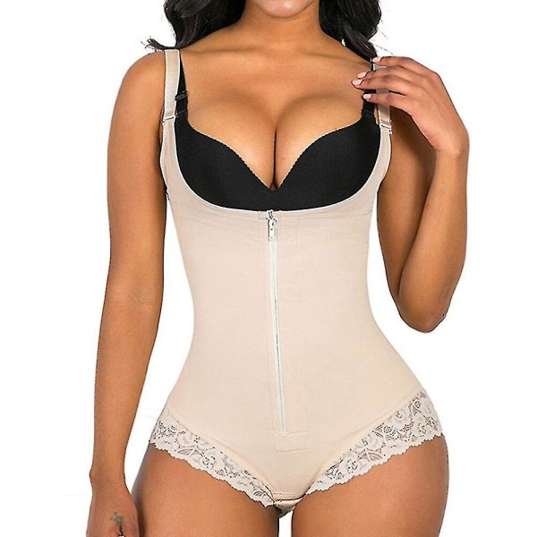 Kvinnor Body Shaper Colombianska Reduktiva gördlar Underbyst Korsett Body Waist trainer Butt Lifter Shapewear Magkontroll Fajas,svart L