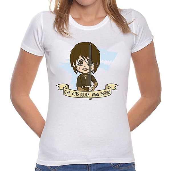 Pavi T-shirt Arya Stark - T-shirt dam, kortärmad, premiumkvalitet