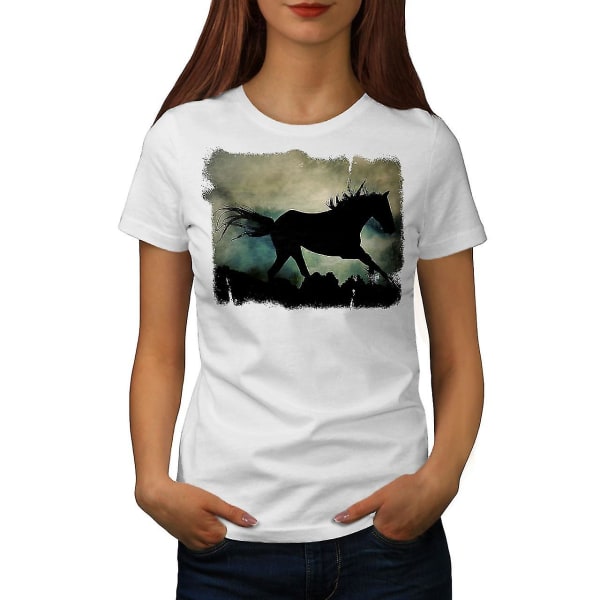 Wild Animal Horse Beast Women T-shirt L