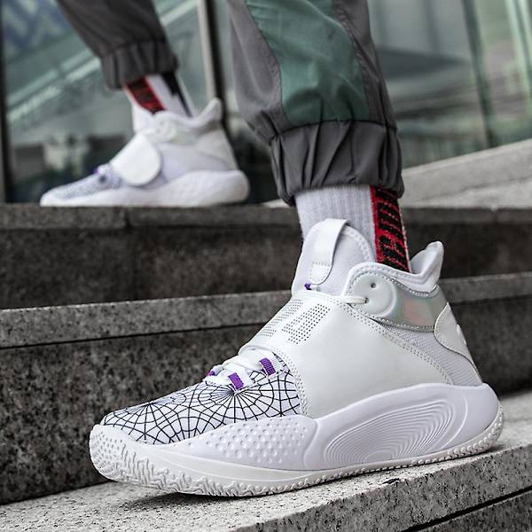 Herr basketskor Mode löparskor Andas Sneakers Fr861 White 44
