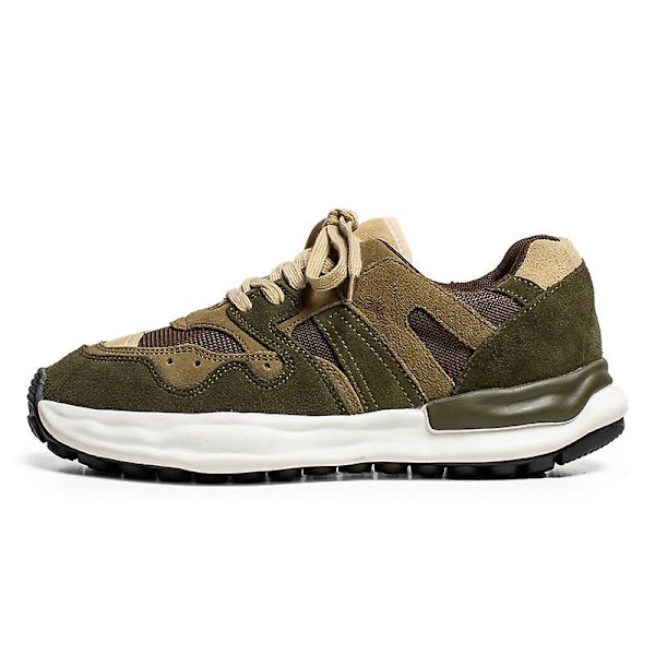 Herr Dam Sneakers Andas löparskor Mode Sportskor 8079 Green 41