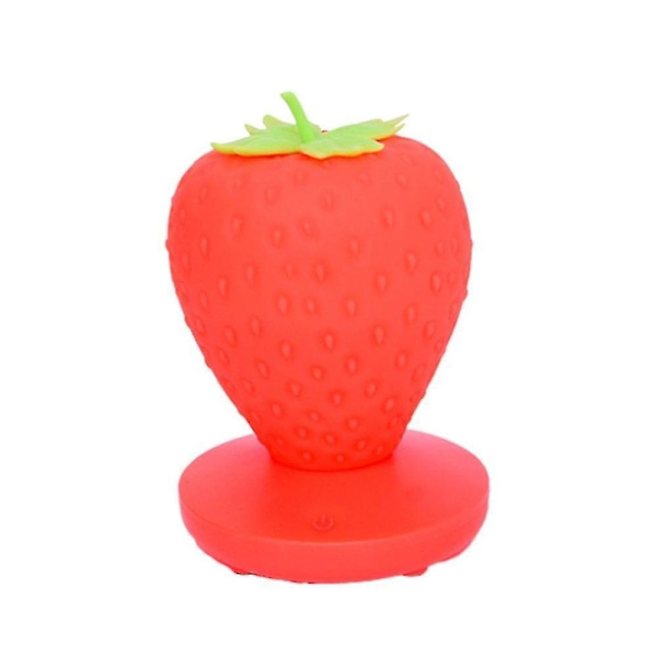 Lampor Creative Bordslampor Strawberry Night Lamps Röda
