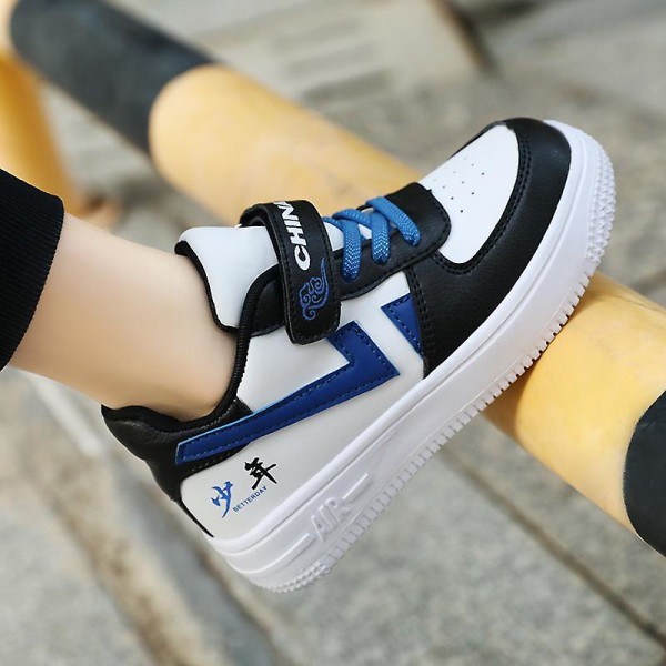 Kids Sneakers Andas löparskor Mode Sportskor 2C8886 Blue 30