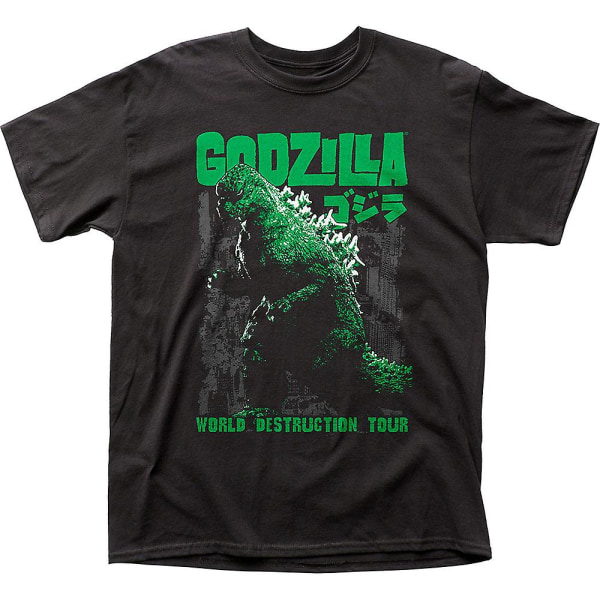 World Destruction Tour Godzilla T-shirt M