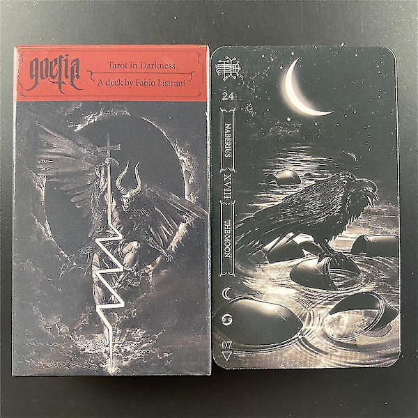 Tarot In Darkness Cards A New Deck Av Fabio Listrani Bordsbrädspel Goelia Oracle Med Pdf Guidebok50st Ts157