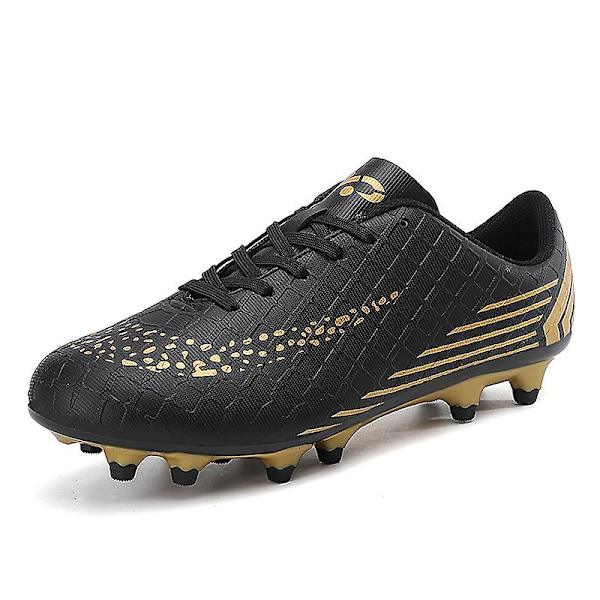 Fotbollsskor för män Halkfria fotbollsskor Klossar Gräs Fotbollssneakers 3C26036A Black 41
