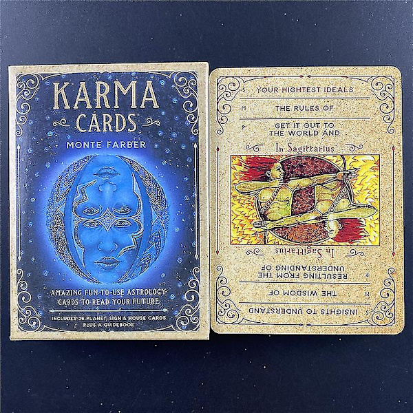 Senaste Karmakort Tarotkort Fortune Guidning Talande Spådomsdäck Brädspel Dark Mansion Tarot Med Pdf Guidebok78st Tt30