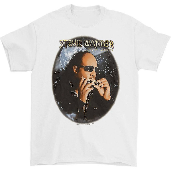 Stevie Wonder Summer Tour På Vit T-shirt M