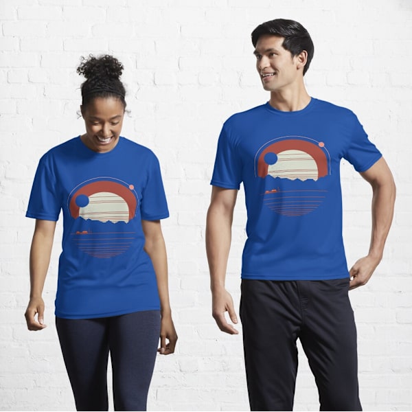 Solitude Active T-shirt Royal Blue L_Front