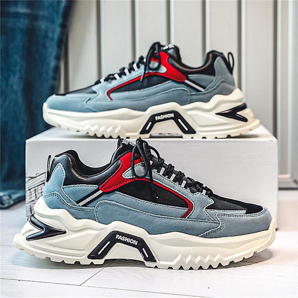 Herrsneakers Andas löparskor Mode Damsportskor 01 Blue 41