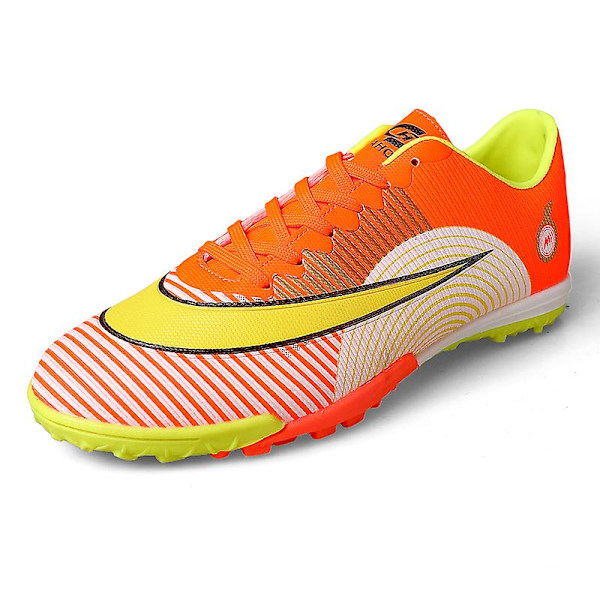 Fotbollsskor för herr, halkfria fotbollsskor, Gräs Fotbollssneakers Yj1212A Orange 38