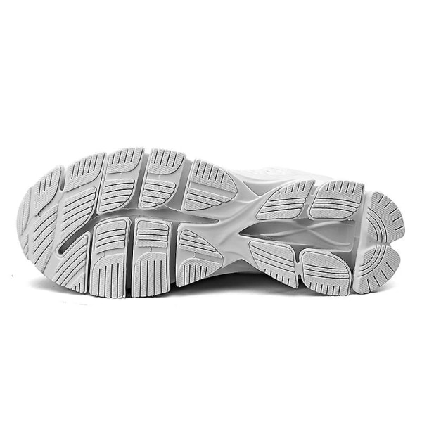 Herrsneakers Löptennisskor Lättviktsventilerande Sport Athletic 3C9115 White 42