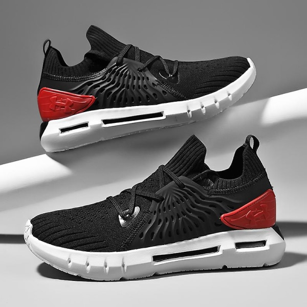Herrsneakers Andas löparskor Mode Sportskor 3A22018 BlackWhite 44