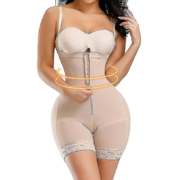 Kvinnor Slimming Body Shaper Seamless Butt Lifter Bodysuits Push Up Shapewear Underkläder Korsett A NUDE 4xl