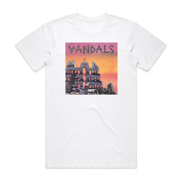 Vandalerna när du är i Rom Gör som vandalerna T-shirt Vit M