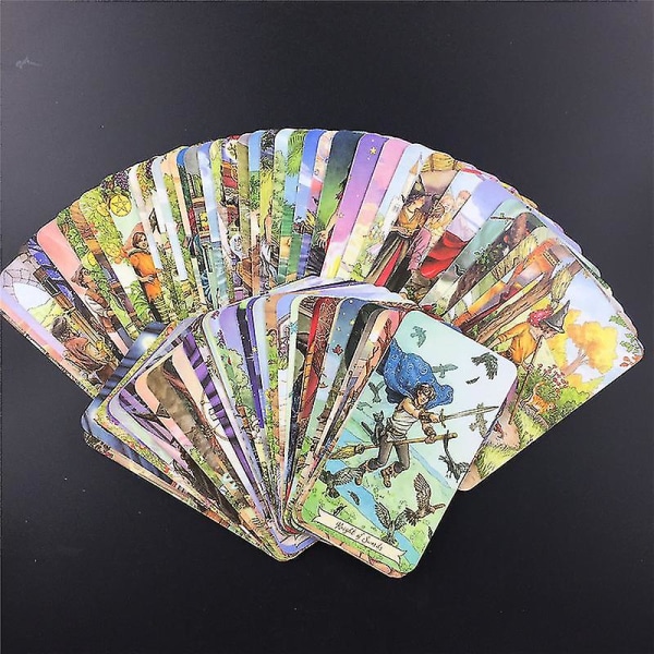 Nya Everyday Witch Tarot Cards:fråga och känn den mytiska ödesspådomen för lyckospel Taort Deck Brädspel52st Ts55
