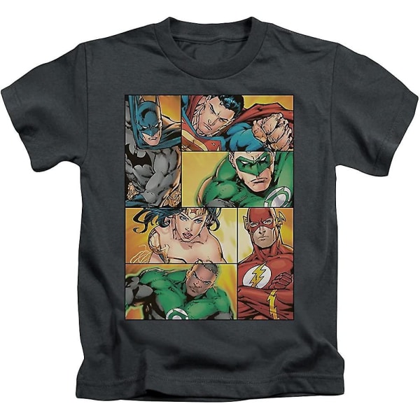 Justice League Hero Boxes Juvy T-shirt i kol S