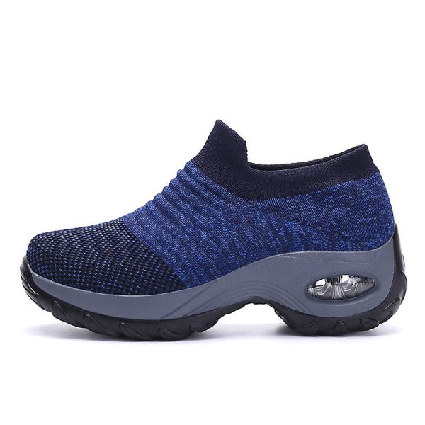 Damskor Mode lätta sneakers Air Cushion Shoes 1839 Blue 42