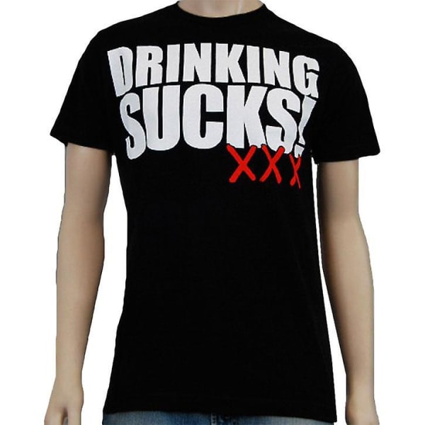 Straightedge Kläder Drinking Sucks T-shirt XL