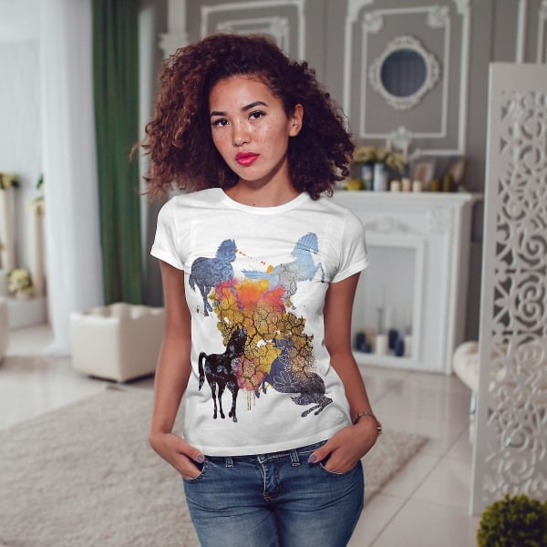 Häst Cool Animal Women T-shirt M