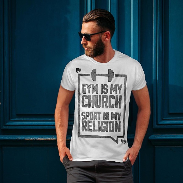 Gym Church Sport Sport Herr T-shirt 3XL