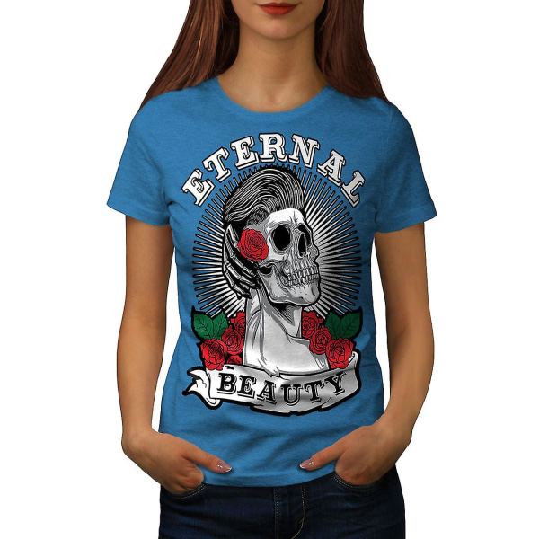 Eternal Beauty Rose Dam Royal Bluet-shirt L