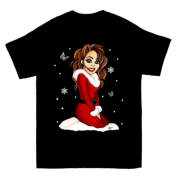 Bästa Mariah Carey Merry Christmas T-shirt M