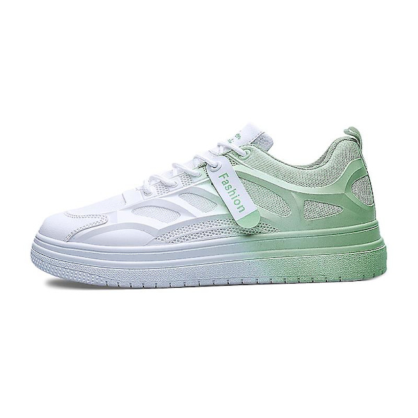 Casual för män Halkfria platta skor som andas Frq623 LightGreen 41