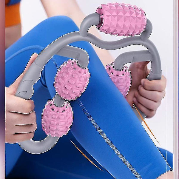 Yoga Massage Roller Trigger U Shape Trigger Point Massage Ro blue