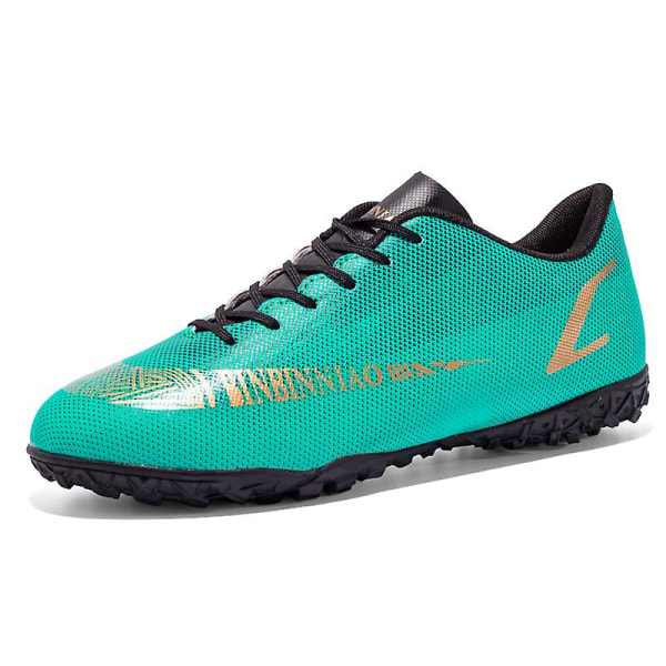Fotbollsskor för män Halkfria fotbollsskor Klossar Gräs Fotbollssneakers Yj1899 Green 40