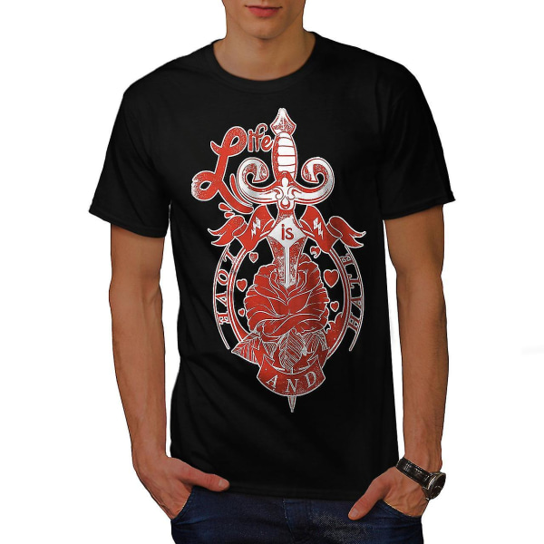 Life Love Hate Fashion Men T-shirt 3XL